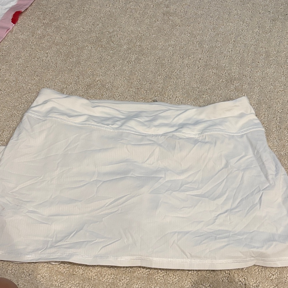 Lululemon Athletica White Mini Skirt